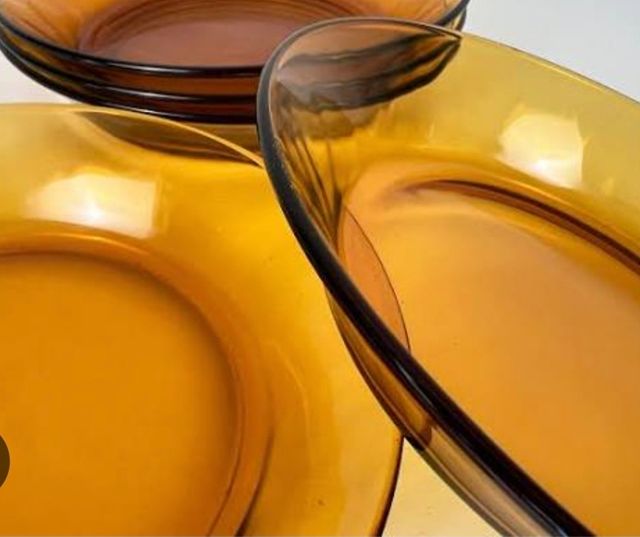 Set di 5 piatti in vetro Duralex