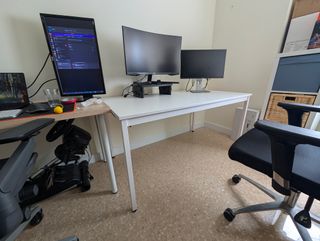 Escritorio Oficina Blanco Metal/Madera
