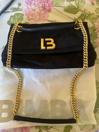 Bolso Bimba y Lola Negro Cadena Dorada
