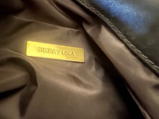 Bolso Bimba y Lola Negro Cadena Dorada