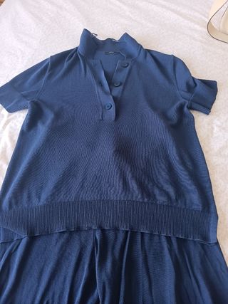 Conjunto Calças e Blusa Parfois Azul Escuro M/L