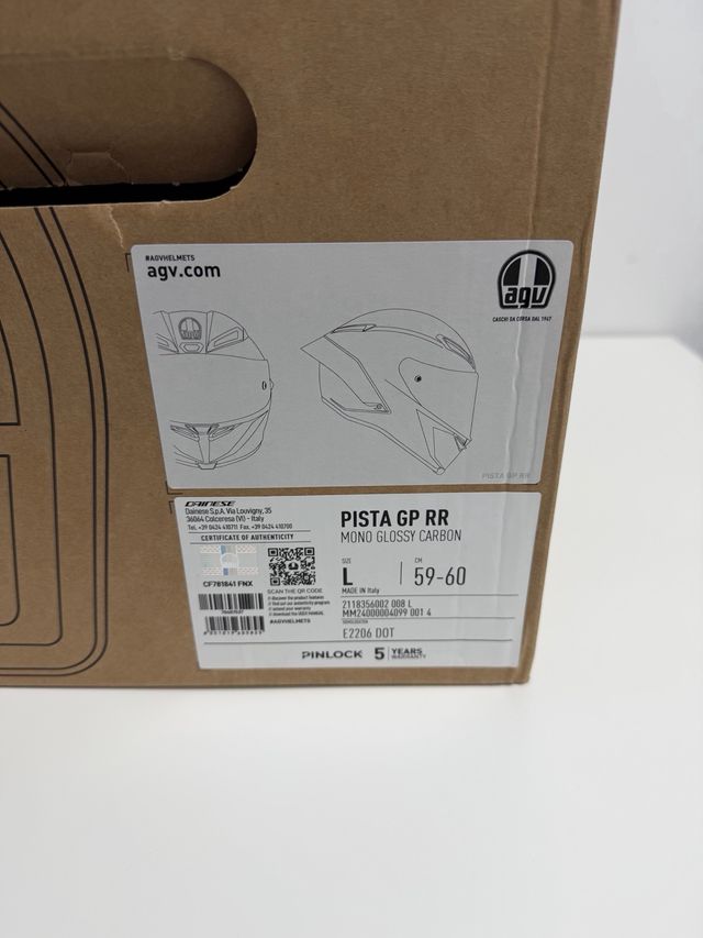 Casco AGV Pista GP RR Carbono