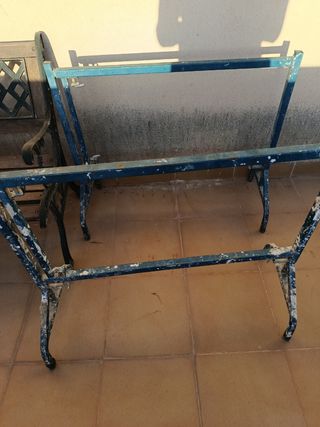 Caballete de obra metálico