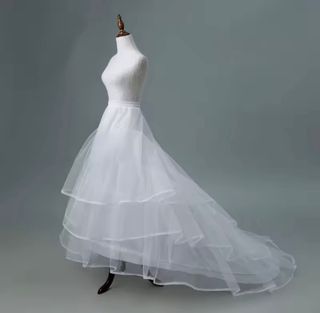 Enagua para vestidos de cola