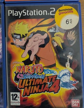 Naruto Shippuden Ultimate Ninja 4 PS2 sin manual
