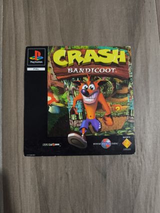 Portada Crash Bandicoot 1 PS1 PAl esp 
