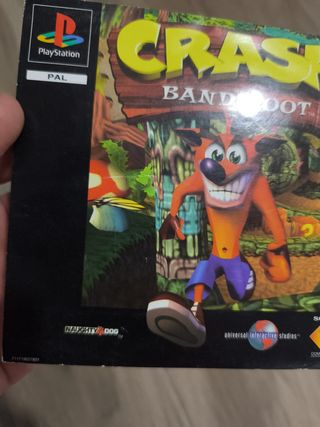 Portada Crash Bandicoot 1 PS1 PAl esp 
