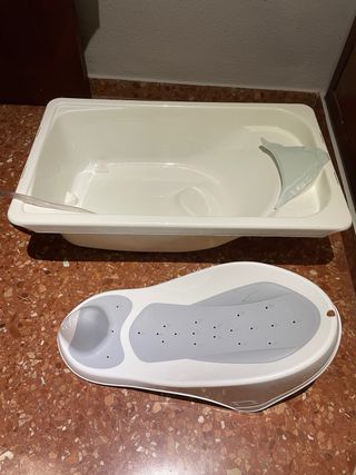 Bañera Cambiador Bebé Chicco + hamaca de baño bebe