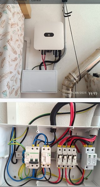 Instalación placas solares,baterías,inversores