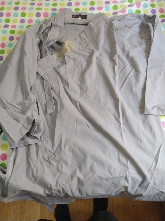 Uniforme Kung Fu Shaolin Completo Gris