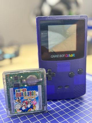 Nintendo Game Boy Color Morado + Super Mario Bros.
