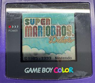 Nintendo Game Boy Color Morado + Super Mario Bros.