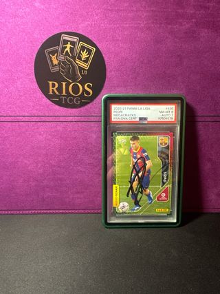RC Pedri 2020-21 Panini La Liga Megacracks Firmada