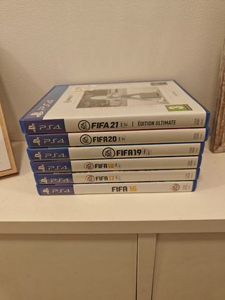 Pack FIFA PS4: 21, 20, 19, 18, 17, 16