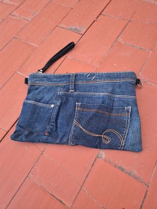 Bolso de mano vaquero