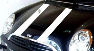 PEGATINAS VINILO CAPOT MINI JCW