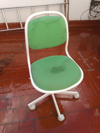 Escritorio Infantil Ikea Pahl Blanco/Verde