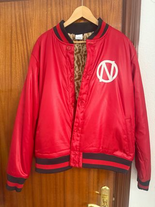 Chaqueta Bomber Nike Roja Talla L