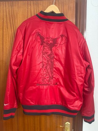 Chaqueta Bomber Nike Roja Talla L