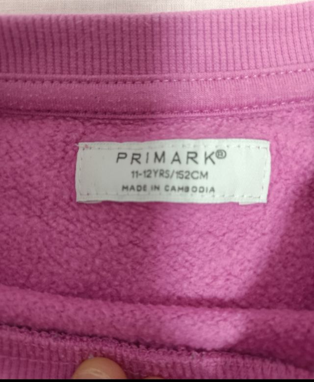 Sudaderas Primark Rosa Talla 11-12 Años