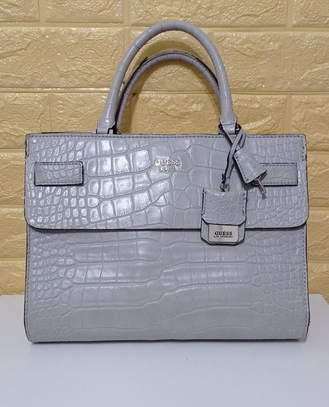 Bolso Guess Gris Cocodrilo