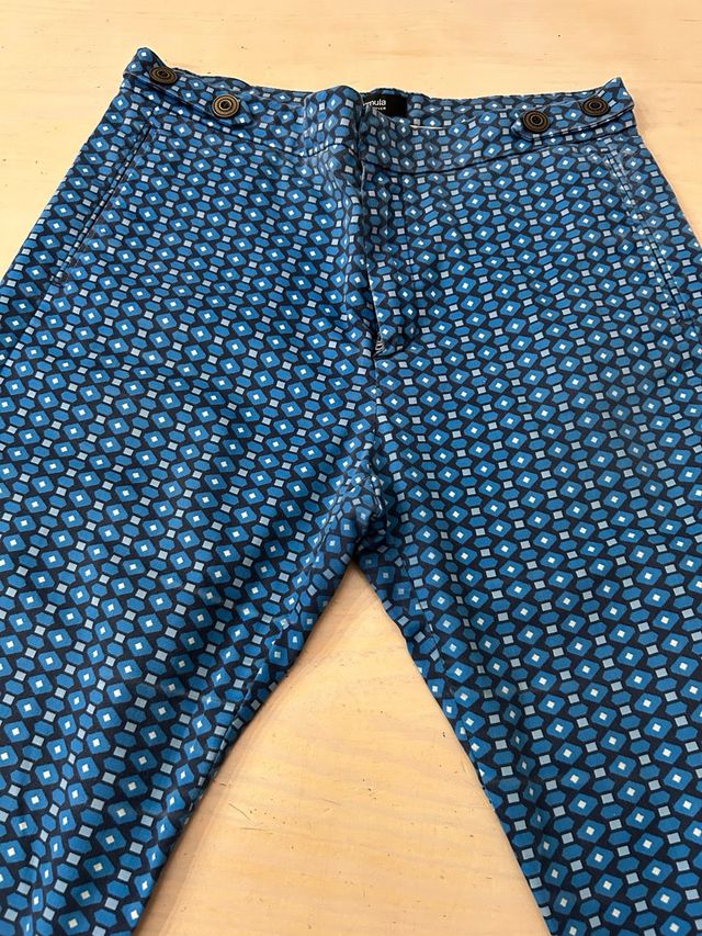 Pantalón Fórmula Joven Estampado Geométrico