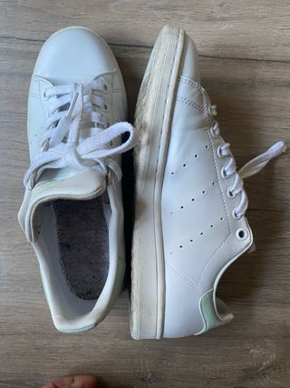 Zapatillas Adidas Stan Smith Blancas y Verdes