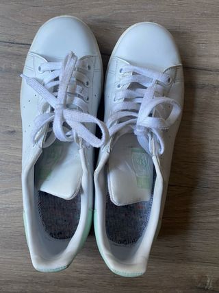Zapatillas Adidas Stan Smith Blancas y Verdes