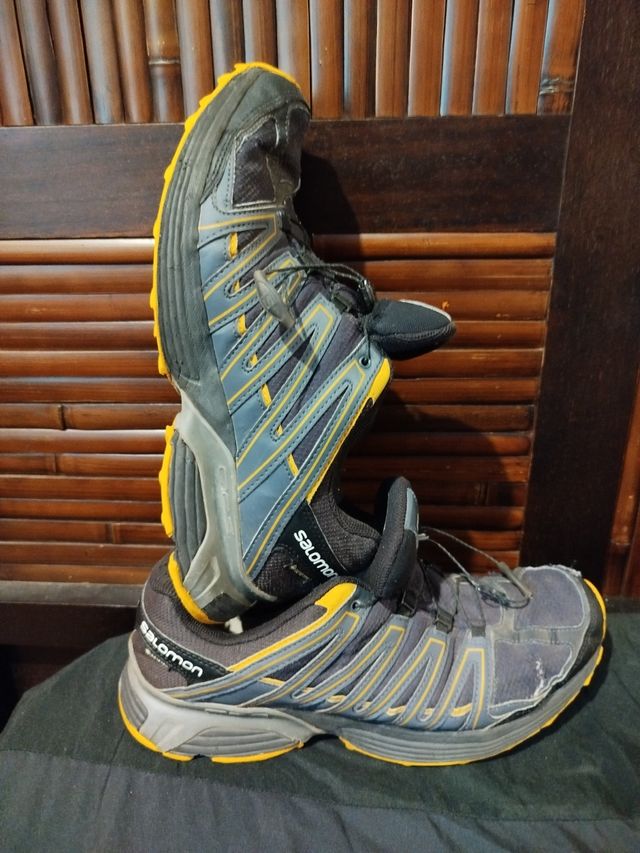Salomon Zapatillas Talla 45 Gris/Amarillo