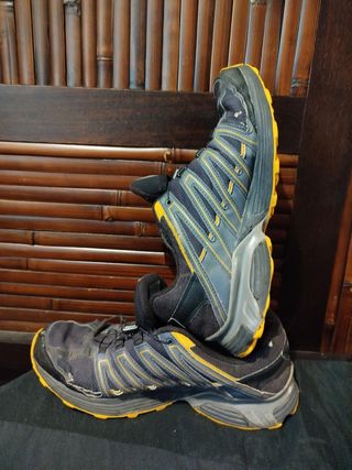 Salomon Zapatillas Talla 45 Gris/Amarillo