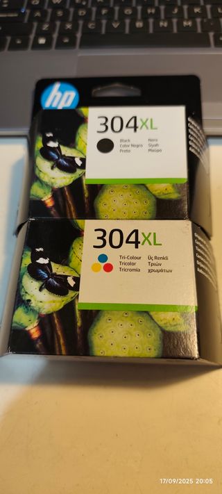 Pack 2 Cartuchos HP 304XL Negro y Color