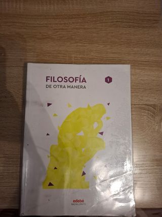Libro Filosofía 1 bachillerato