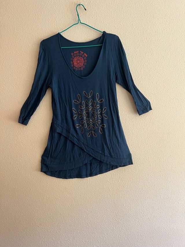 Top Desigual manga larga