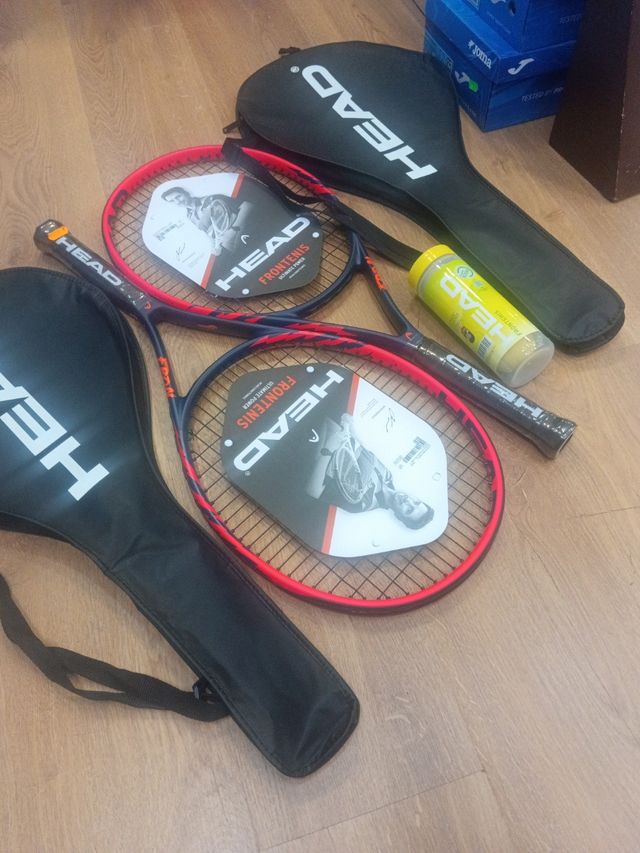 2 Raquetas Head Frontenis + Bolas