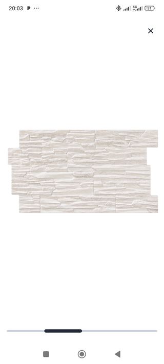 Azulejo Porcelánico blanco efecto piedra