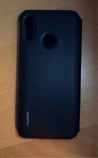 Funda negra Huawei Smart 2019 con tapa