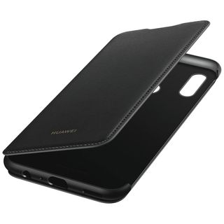 Funda negra Huawei Smart 2019 con tapa