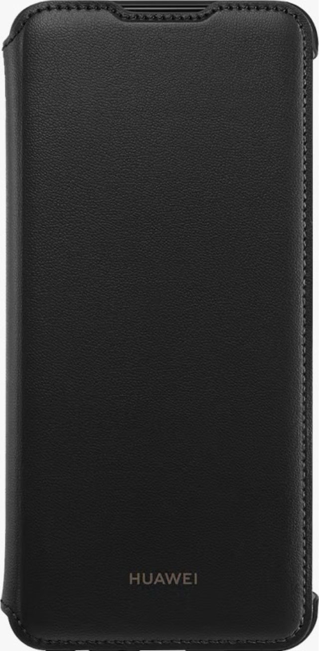 Custodia nera con cover per Huawei Smart 2019