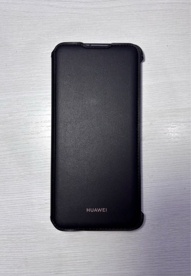 Custodia nera con cover per Huawei Smart 2019