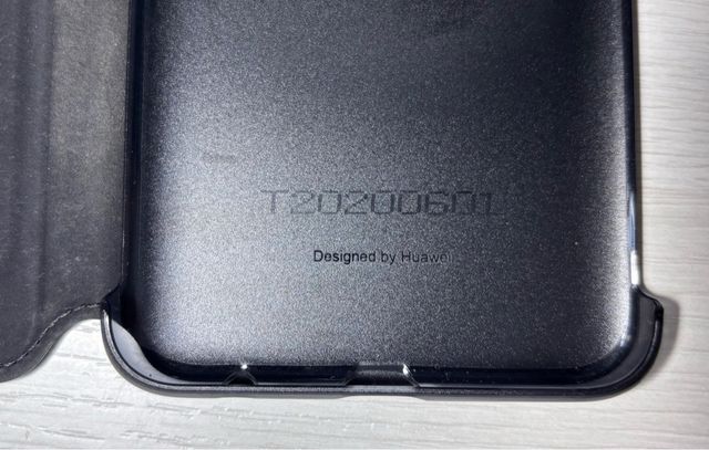 Custodia nera con cover per Huawei Smart 2019