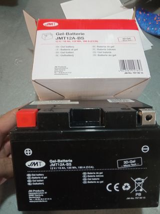 Batería Gel JMT 12V 10Ah Moto