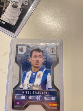Mikel Oyarzabal Match Attax Extra Chrome Shield