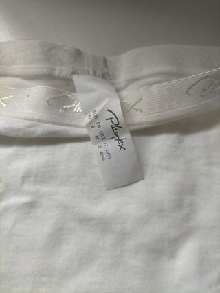 Braguita Playtex Sin Costuras Blanca Talla M