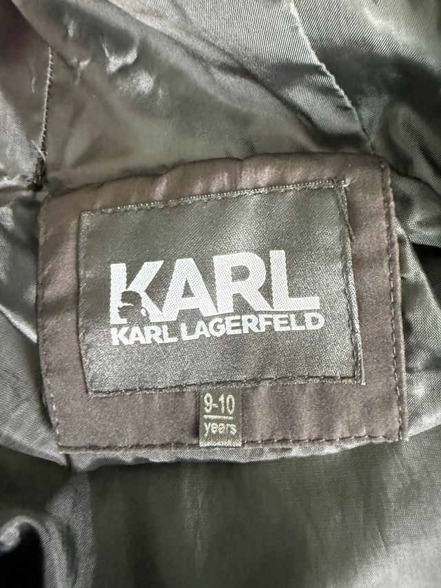 Chaqueta Karl Lagerfeld Negra con Capucha