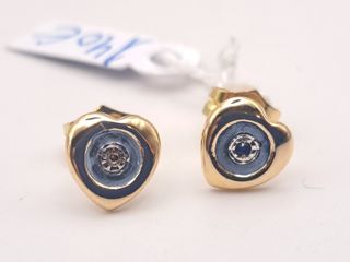 Pendientes Corazón Oro 18K