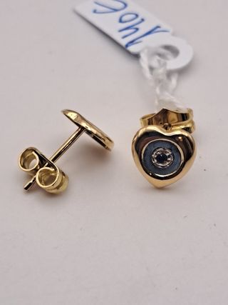 Pendientes Corazón Oro 18K