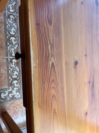 Mesa de madera maciza para cocina