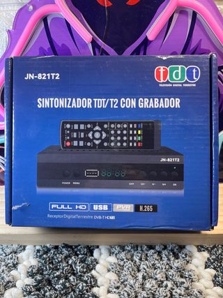 Sintonizador TDT/T2 con Grabador JN-821T2