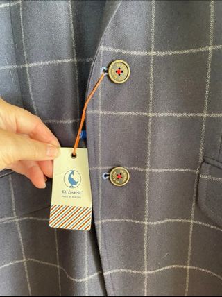 Chaqueta americana El Ganso cuadros azul