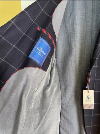 Chaqueta americana El Ganso cuadros azul